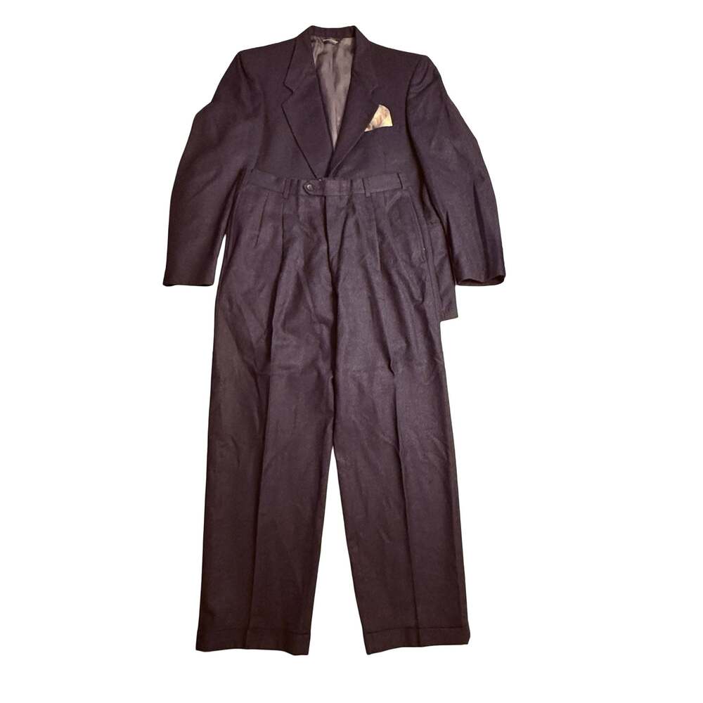 Pierre Cardin Couture Vintage 100% Wool Two-Piece Suit